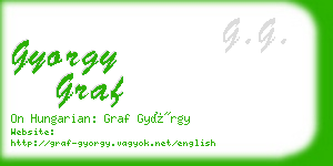gyorgy graf business card